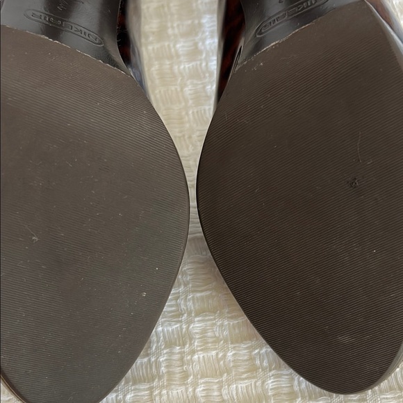 Cole Haan Brown Leopard Peep Toe Heels - Picture 6 of 10